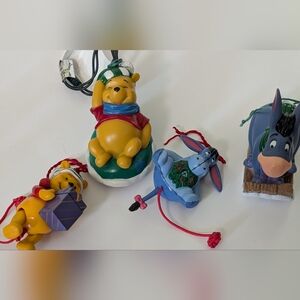 Disney Winnie the Pooh Christmas Ornaments Set